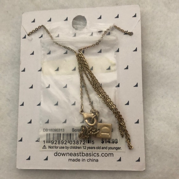 J initial Necklace 🌸3 for $15 - Picture 3 of 3